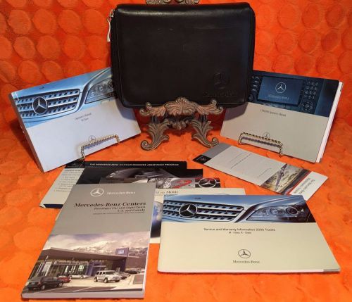 2006 mercedes ml ml350 ml500 owners manual user set 06  + navigation book◻v6 v8◻