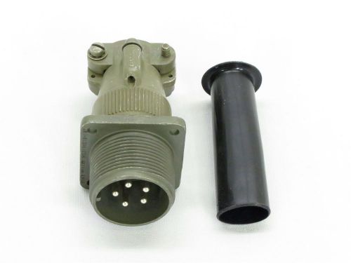 New amp amphenol ms3100e18-11p electrical connector - aircraft mil-dtl-5015