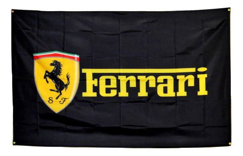 Ferrari flag racing 3x5 new banner poster decal lamborghini 458 488 f12 bugatti