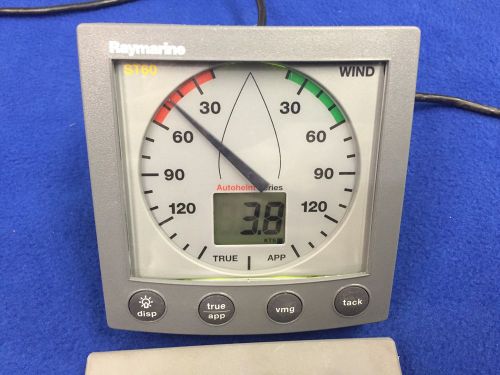 Raymarine st60 wind instrument display head, tested, w/ cover, raytheon autohelm