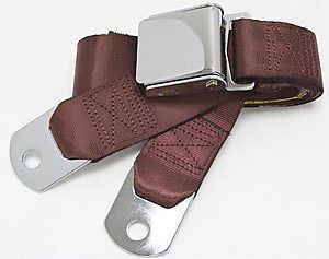 Retro belt 2p-brg-60 2 point lap belt color: burgundy 60 total length lap belt c