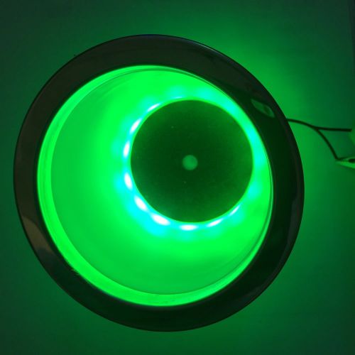 Led lighted cup holder green