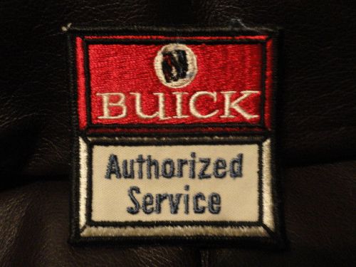 Buick authorized service patch - vintage - new - original - auto - 3 x 3