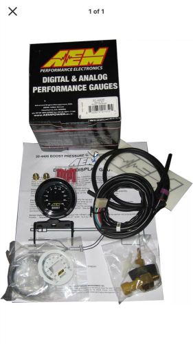 Aem 30-4406 52mm electronic -30-35psi turbo boost gauge meter