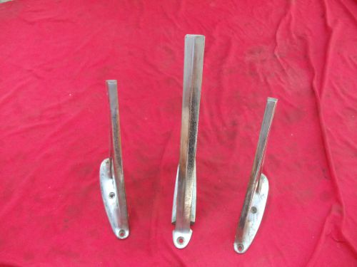 Correct craft chris craft speed boat runabout chrome windshield frame posts 1932