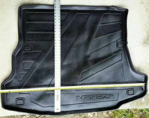Subaru impreza rear rubber cargo tray mat liner oem