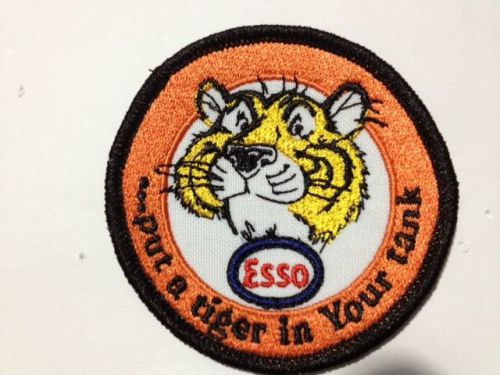 Esso put a tiger in your tank embroidered cloth patch..    d030103