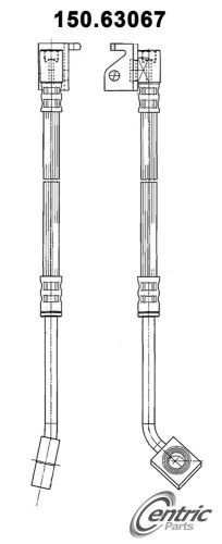 Brake hydraulic hose front right centric 150.63067