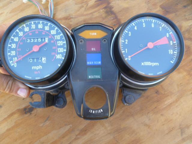 1978 honda goldwing gl1000 gl 1000 speedometer tachometer gauges speedo tach