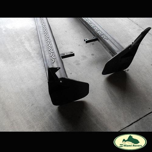 Land rover side steps running boards discovery 2 ii stc50030 travall new