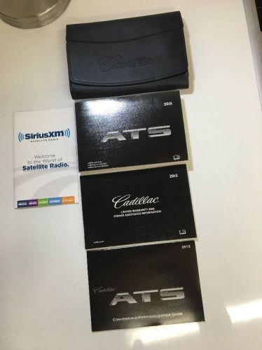 2015 cadillac ats owners manual set. new!! free same day shipping! #0248