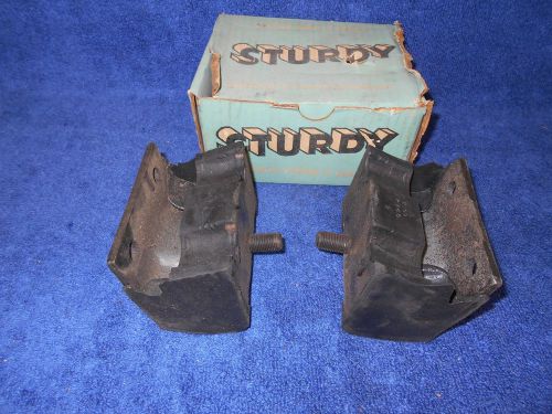 1958-63 ford 223ci 6 cylinder motor mounts pair new  816