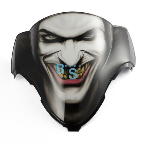 Airbrushed joker jester windscreen windshield for honda cbr fairing motorcycle