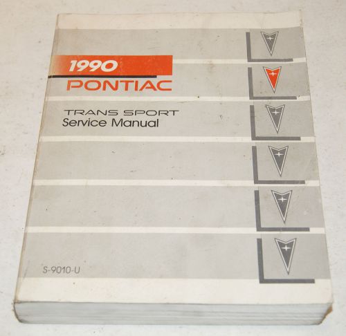 1990 pontiac trans sport factory service shop manual from dealership