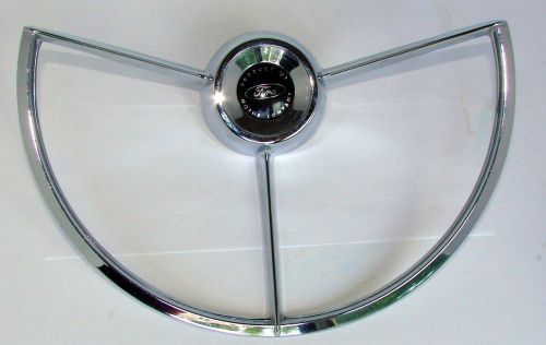 Ford chrome horn circle product of ford motor company insert very nice