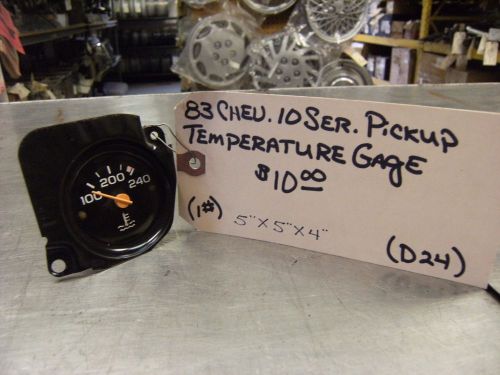 1983 chevrolet 10 series pickup temperature  gauge