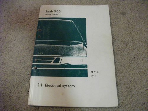 1994 saab 900 electrical system service manual
