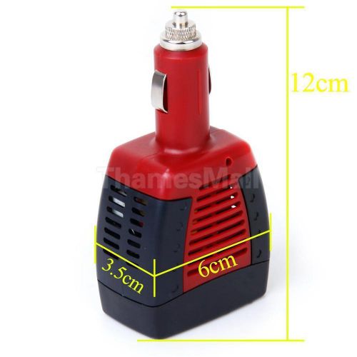 Accessotech 12v dc to 220v ac 100w car power invertor adapter converter with usb