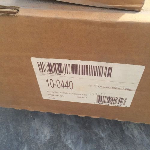 Cycle country item# 10-0440 60" poly x force blade snow plow