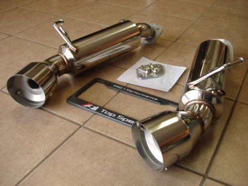 Skyline 370gt coupe 09-13 top speed pro 1 axle-back exhaust systems