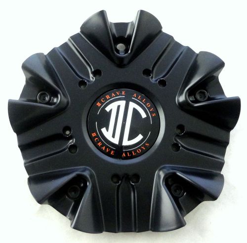 Ii crave alloys 17&#034; wheels center cap no. 5 c520103cap+1875 black 6 1/4&#034; new