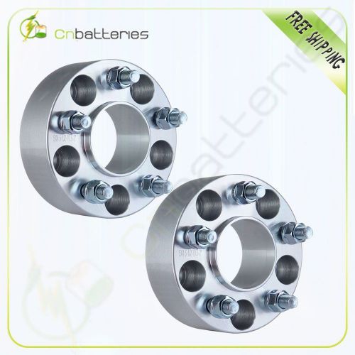 2p 2&#034; 5x4.5 hubcentric wheel spacers 1/2&#034; stud for lincoln mark 70 ford explorer