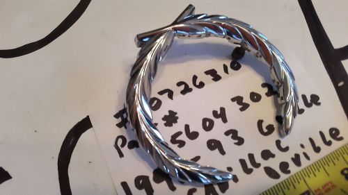 1991 91 92 93 cadillac deville grille emblem