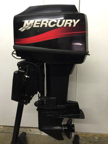 2002 mercury 60-hp 2 stroke outboard boat motor engine 20&#034; 40 50 75 90