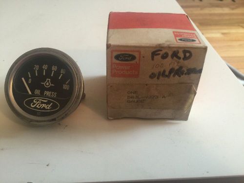Ford d8jl-9273 a oil pressure gauge 100 psi chrome - !!!free shipping!!!