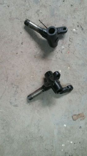 E z go golf cart part front spindles gas and electric 2001-up txt