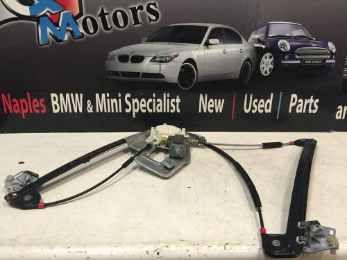 Bmw right front window regulator &amp; motor e39 525i 528i 530i 540i m5 oem bmw