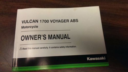 2015 kawasaki vulcan 1700 voyager abs motorcycle owners manual -voyager-vn1700bf