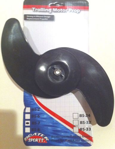 Minn kota trolling motor replacement prop, bs-7, fits 3-5/8 inch lower units