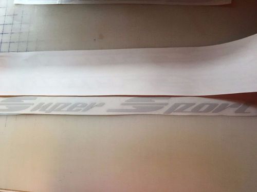 94 95 96 super sport script reflective decal impala ss caprice chrome carbon