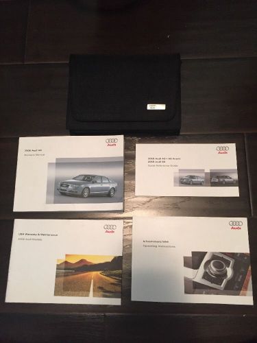 2008 audi a6 owners manual set + navigation book (2014 updated case) ((buy oem))