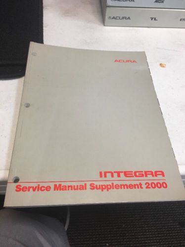 2000 acura integra service manual supplement