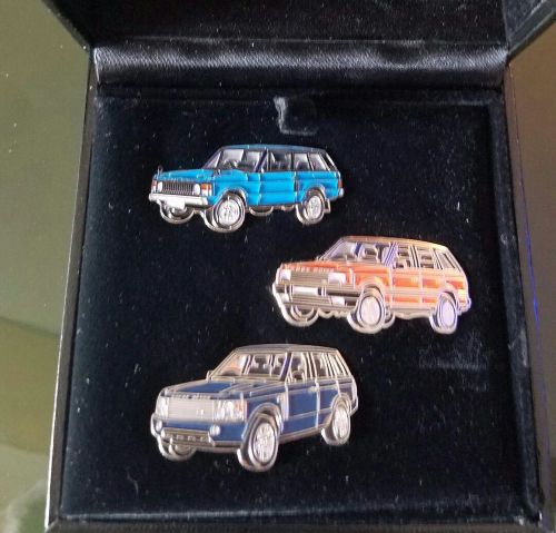 Range rover collectable lapel pins