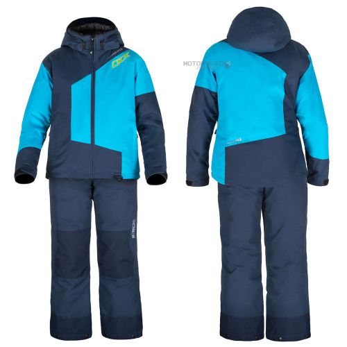 Snowmobile ckx pulse jacket suit boys kids navy blue 14 pants bib winter snow