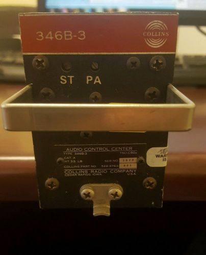 Audio control center p/n 522-3763-001