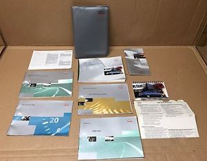 Audi 1998 a6 oem factory original manual book &amp; case wallet set 9815678a088