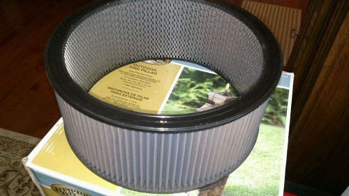 Real k&amp;n 14&#034; x 6&#034; washable air filter a140fb made in usa holley mint condition