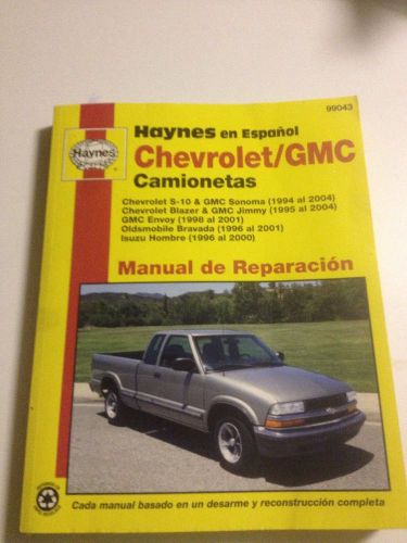 Haynes auto manual, en espanol. chevrolet gmc camionetas 1994 al 2004