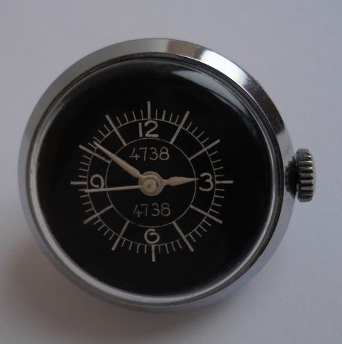 Rare ussr soviet air force aircraft gun camera clock watch zim «button» 4738