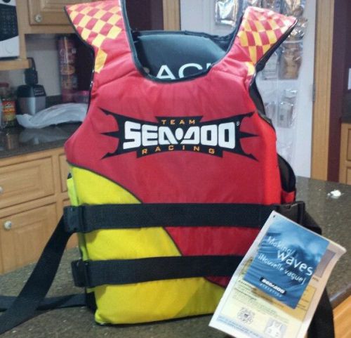 Nwt sea-doo adult pullover pfd~#h6220 xlarge(xl)~lifejacket new life vest