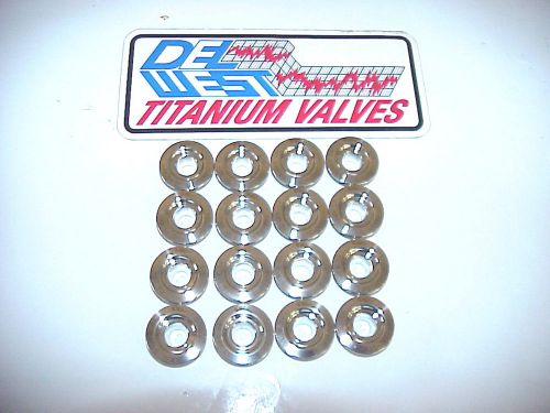 16 new del west titanium retainers dw 526-10b2-ltw 1.400" o.d. nascar l@@k