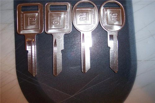 4 gm oem keys for chevy corvette 68-72-76-80 c&amp;d #5