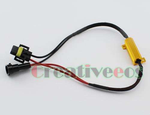 2x h11 h8 error free load resistor decoder warning canceller wiring harness