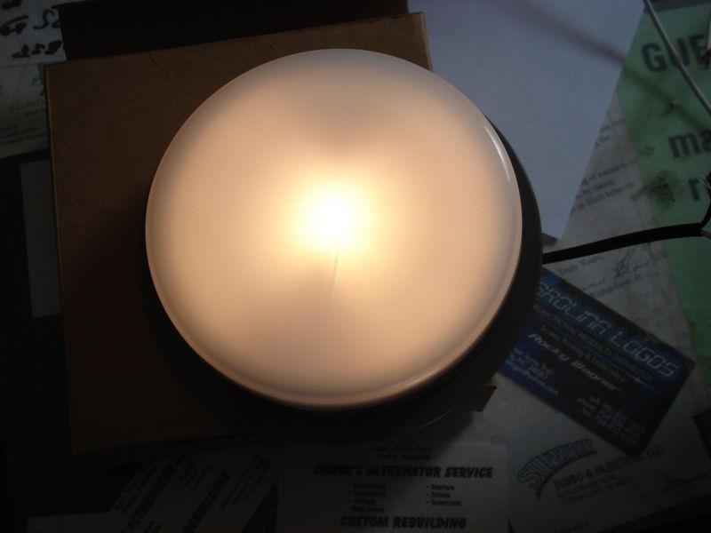 6" dome light, truck/trailer light, clear, 12v, switche