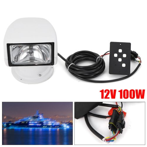 12V 100W Boat Remote Spot Light Truck Car Marine RF Spotlight Search Light NEW, US $89.01, image 12
