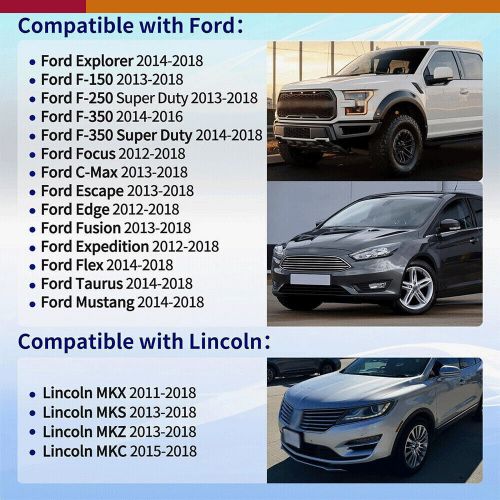 Lcd touch screen digitizer sync 3 radio 8" monitor for ford explorer mustang